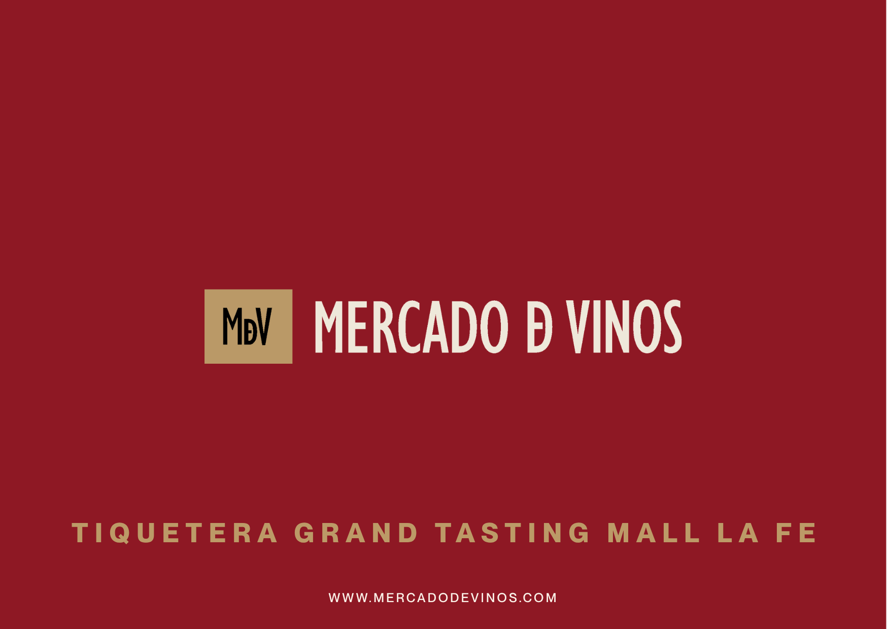 TIQUETERA GRAND TASTING MALL LA FE